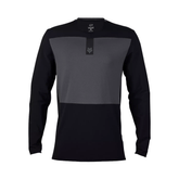 Jersey Fox Mens Defend Off Road LS - Black - Genetik Sport